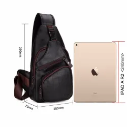 Fashion POLO shoulder bag - leather backpack