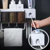 Toothbrush holder & toothpaste squeezer dispenser - setBathroom & Toilet