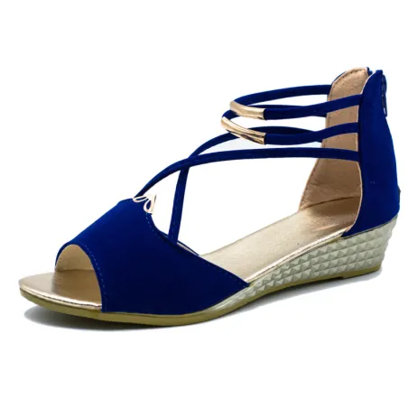 Summer wedge sandals