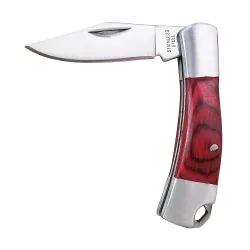 Mini foldable pocket knife with keychain