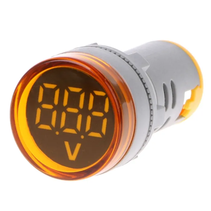60-500V AC 22mm LED digital display - gauge voltage meter indicatorTools