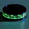 Luminous dragon - stainless steel ring