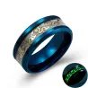 Luminous dragon - stainless steel ring