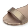 Genuine leather flat sandals