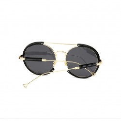 Oval vintage steampunk sunglassesSunglasses