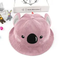 Baby hat with koala face