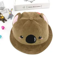 Baby hat with koala face
