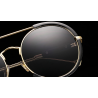 Oval vintage steampunk sunglassesSunglasses