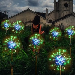 LED dandelion lights - 120 LEDS - solar poweredSolar lighting