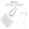 Soft silicone earphone case for Apple AirPods with hook