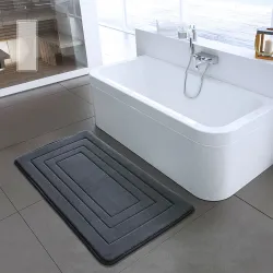 Non slip bathroom mat with memory foamBathroom & Toilet