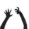 Halloween gloves with long fingernails