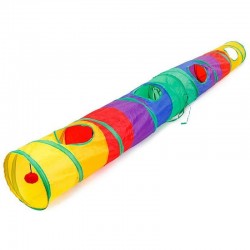 Colorful tunnel for pets - collapsible tube