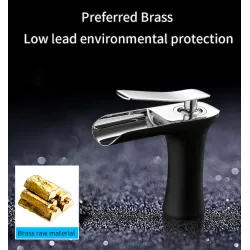 Basin faucet with single handle - brassFaucets
