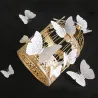 3D butterfly - wall sticker with magnet 12 pieces
