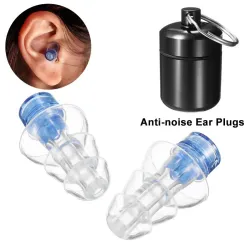Anti-noise earplugs - reusable - with box - hearing protection - party plugs
