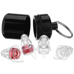 Anti-noise earplugs - reusable - with box - hearing protection - party plugs
