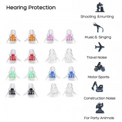 Anti-noise earplugs - reusable - hearing protection - party plugs - waterproofHearing aid