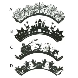 Halloween cupcakes & muffins covers - paper wrappers 12 pieces