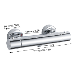 Bathroom shower faucet - thermostatic mixed valveFaucets