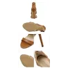 Elegant high heels - pumps with zipperHigh heels