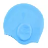Silicone swimming cap - long hair & ears protection
