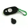 Mini COB LED 3-modes flashlight with karabiner