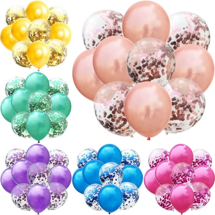 Decorative latex balloons 12" - 10 pieces