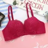 Floral bra - front closure - push up - wirelessLingerie