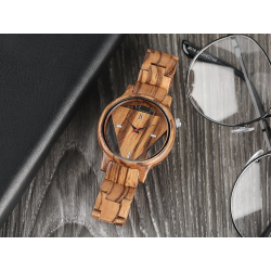 Geometric triangle - wooden Quartz watch - unisexWatches