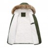 Winter hooded jacket - warm - slim