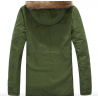 Winter hooded jacket - warm - slim
