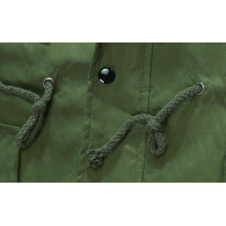 Winter hooded jacket - warm - slim