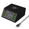 USB 60W LED display - multi-port wireless charger - quick charge 3.0Chargers