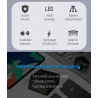 USB 60W LED display - multi-port wireless charger - quick charge 3.0Chargers