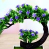Japanese pink & purple flowers - artificial bonsai potArtificial flowers
