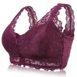 Push up bra with front zipper - seamless
