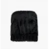 Warm winter wool hat with pom pom