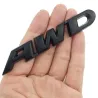 3D AWD - car sticker - chrome