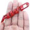 3D AWD - car sticker - chrome
