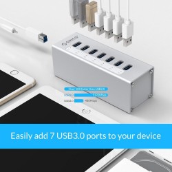 Orico A3H7 A3H10 A3H4 - aluminum high-speed splitter - 7-port - USB 3.0