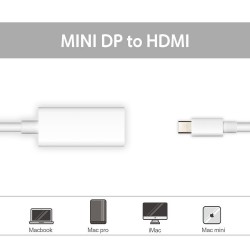 Mini displayport DP to HDMI adapter - cable for Apple Macbook Pro Air