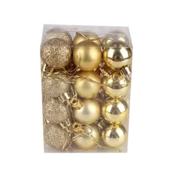 Christmas tree balls - 24 pieces