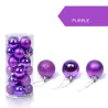 Christmas tree balls - 24 pieces