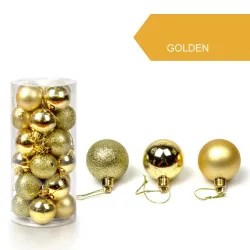 Christmas tree balls - 24 pieces