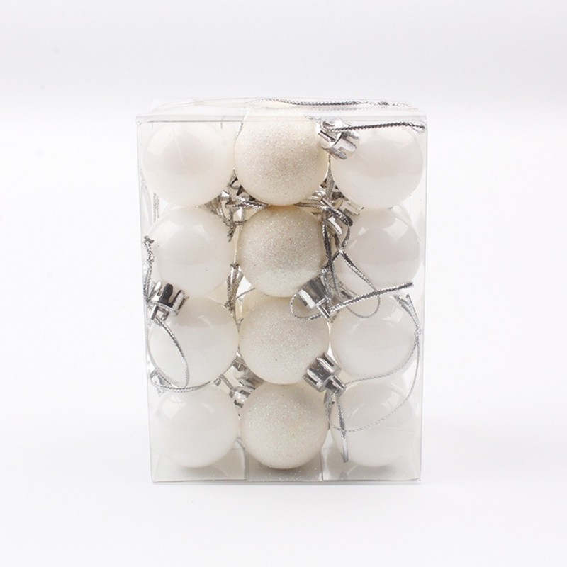 Christmas tree balls - 24 piecesChristmas