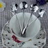 Decorative silver teaspoon - coffee & desserts 5 pieces