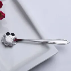 Decorative silver teaspoon - coffee & desserts 5 pieces