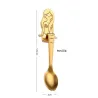 Decorative stainless steel teaspoons for tea & coffee & desserts