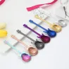 Stainless steel teaspoon with guitar for tea & coffee & desserts